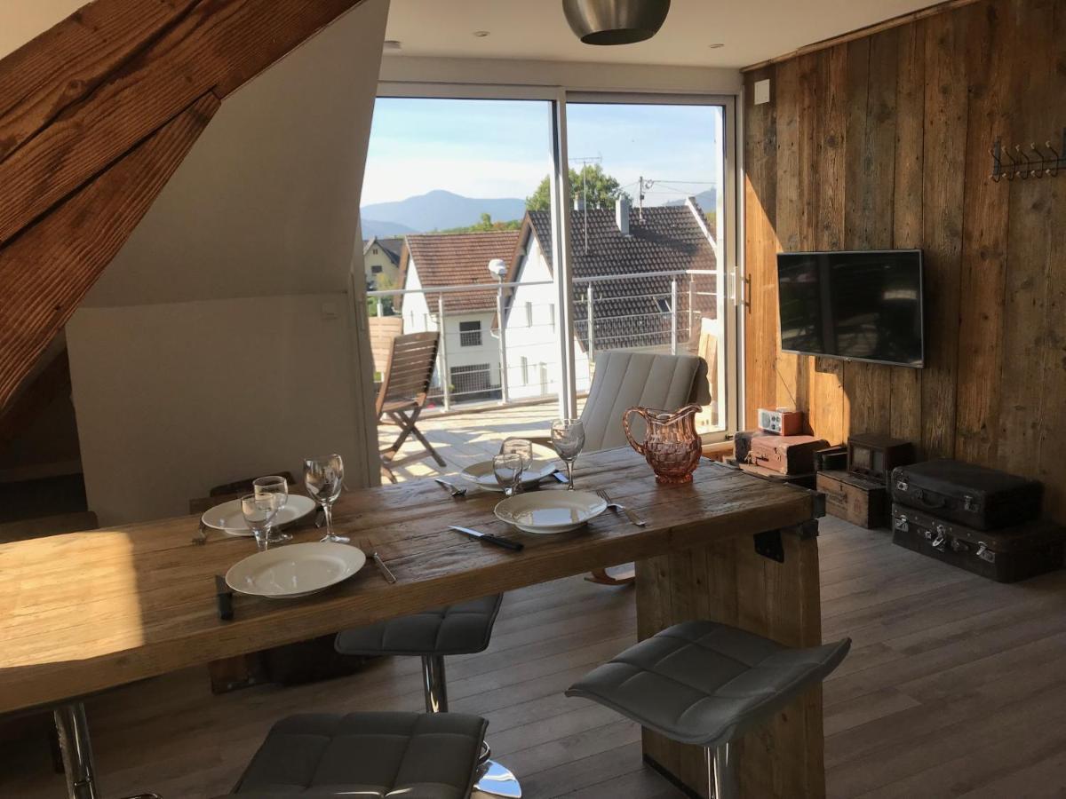 זלסטאט Appartement Chaleureux Et Lumineux Avec Vue ! Au Centre Alsace מראה חיצוני תמונה